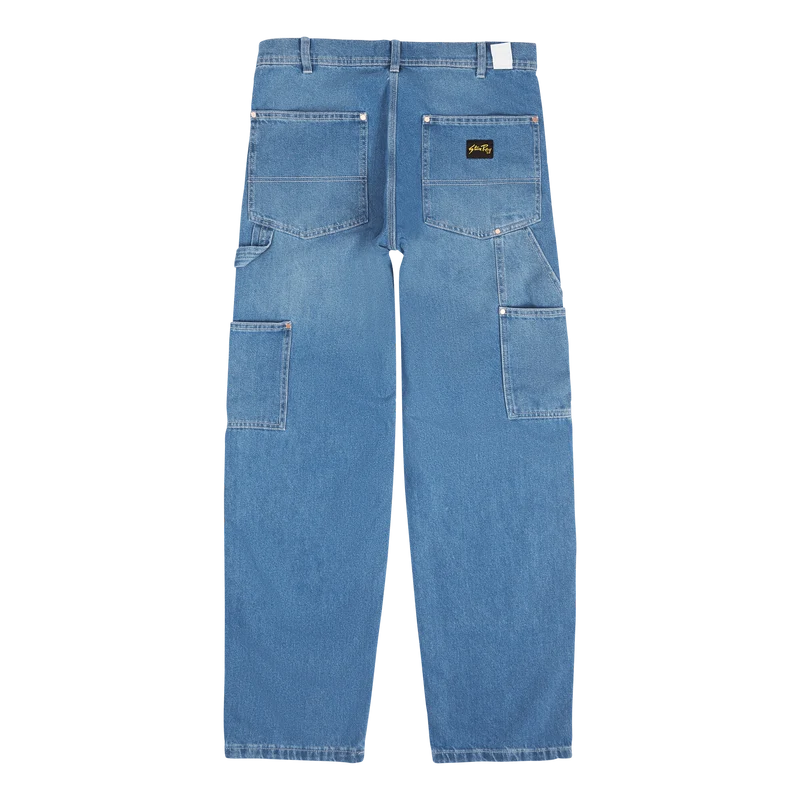 Double Knee Pant Vintage Stonewash Denim