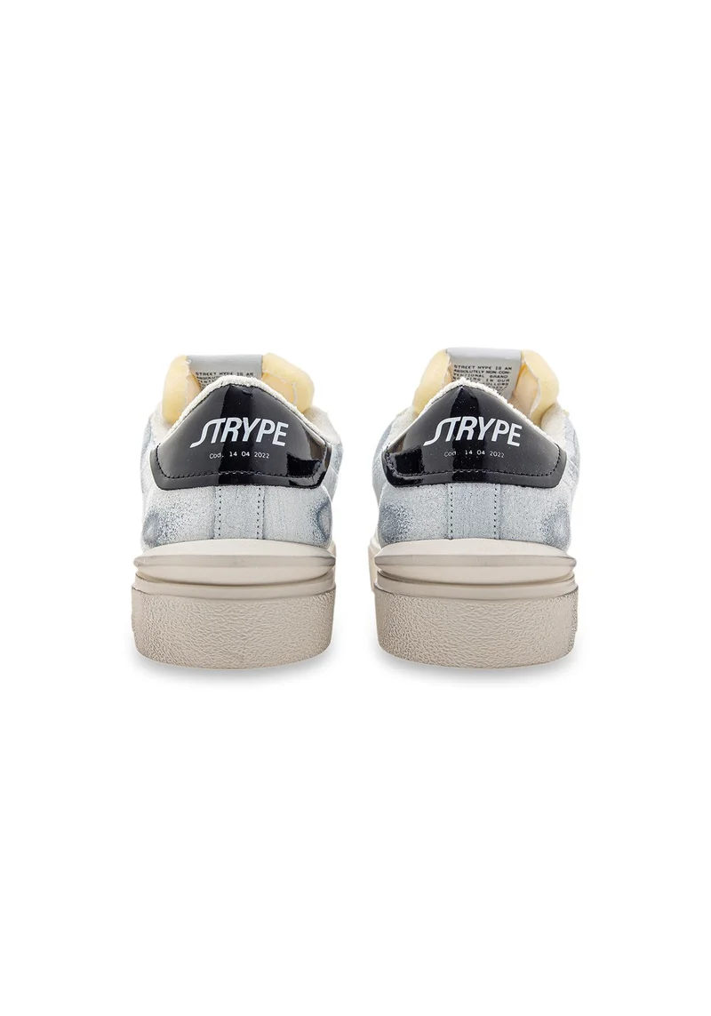 ST011-NE Sneaker Destroyed white/black