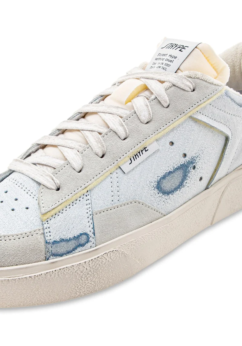 ST011-NE Sneaker Destroyed white/black
