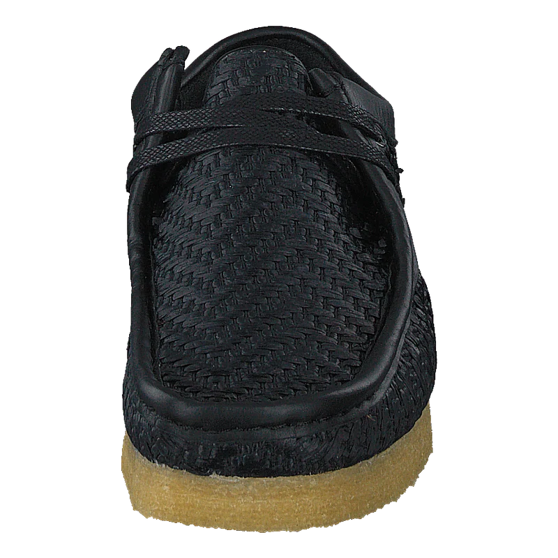 Wallabee G Black Raffia