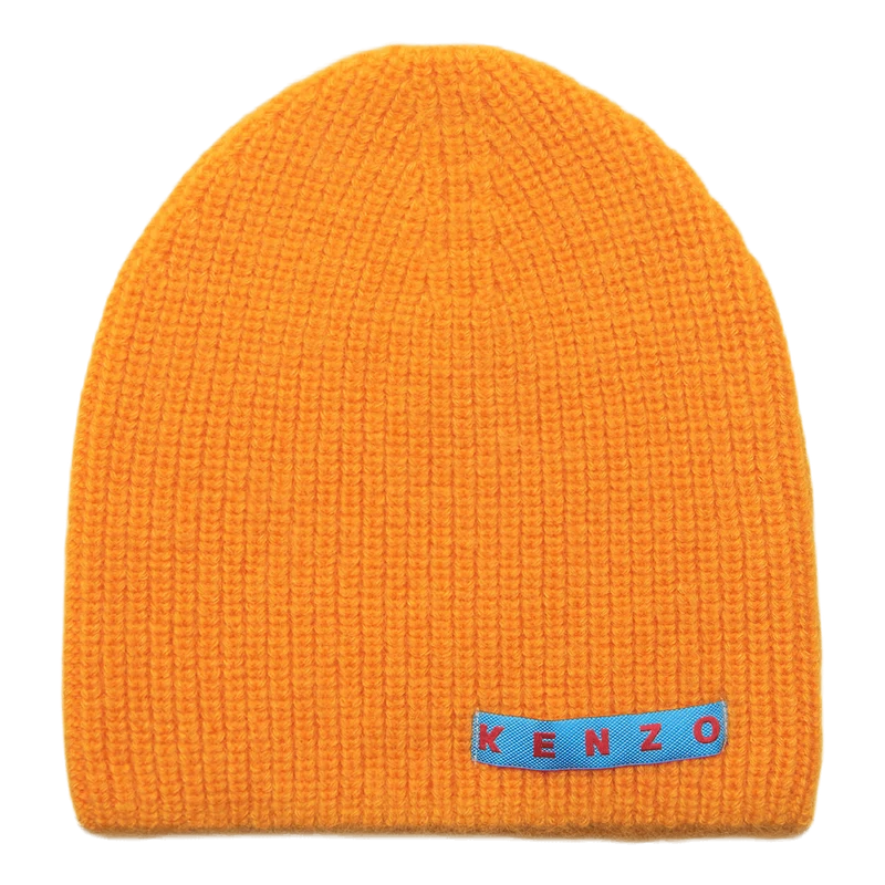 Logo Patch Beanie Orange