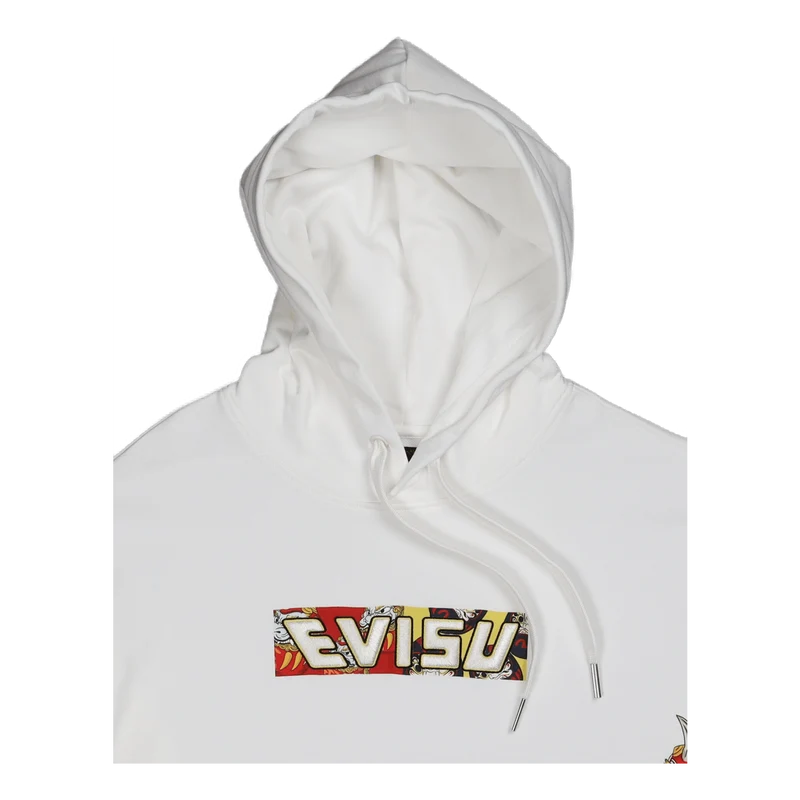 Daruma Buddy Embroidered Hoodi Off White