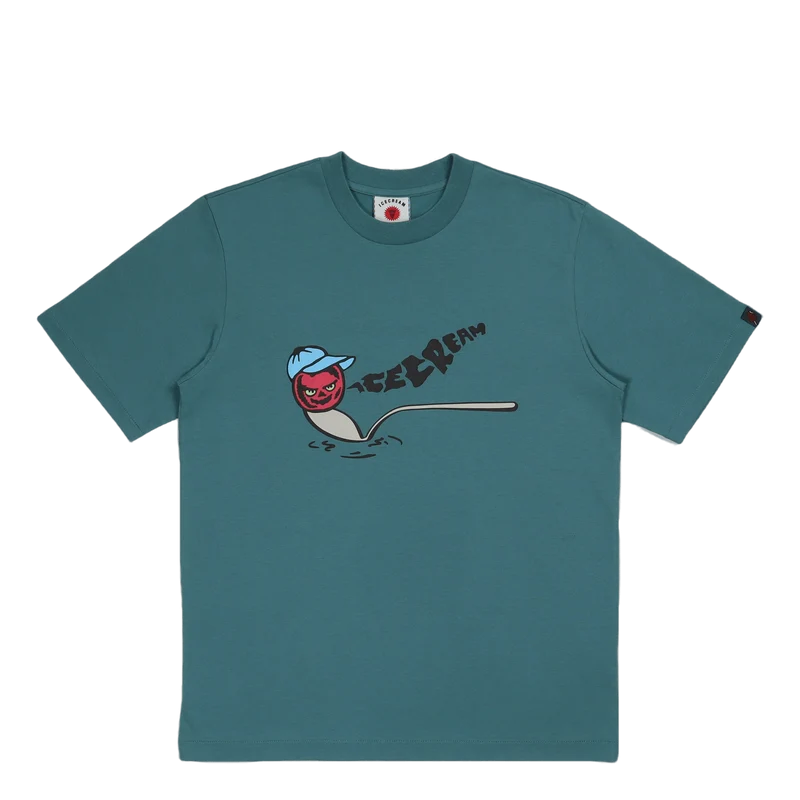 Cherry T-shirt Teal