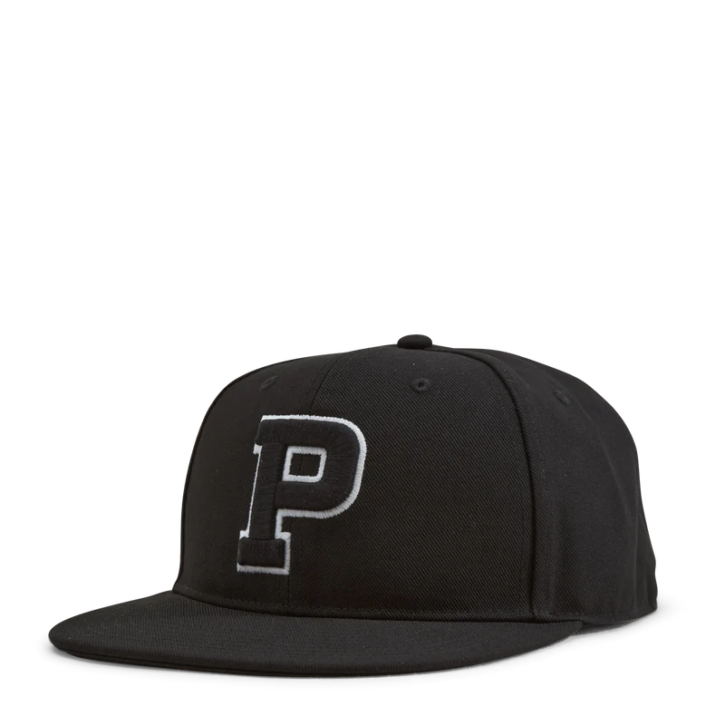 Twill High-Crown Ball Cap Polo Black