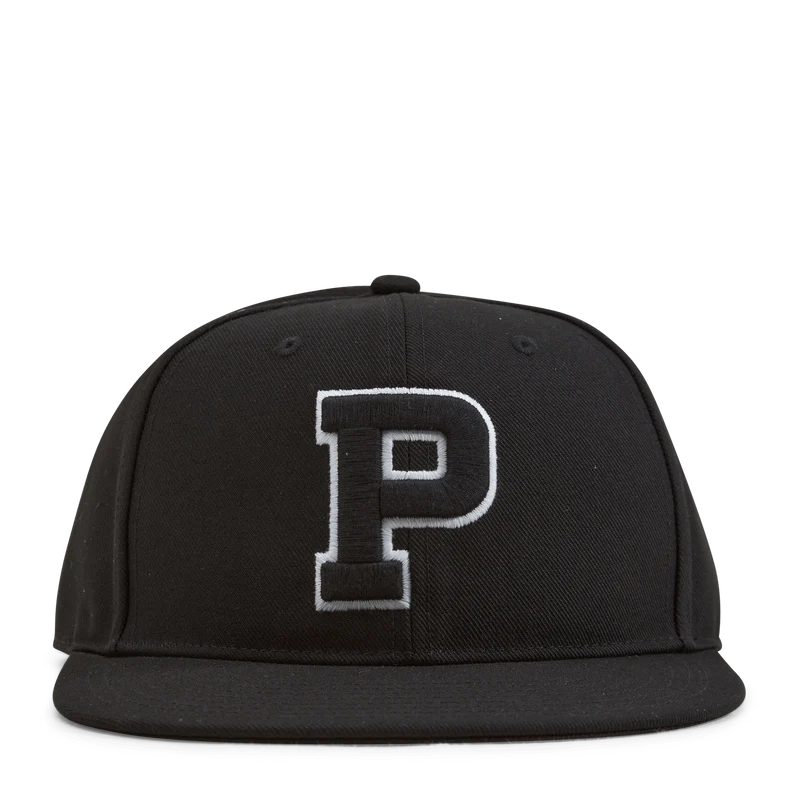 Twill High-Crown Ball Cap Polo Black