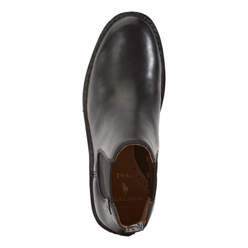 Talan Leather Chelsea Boot Black