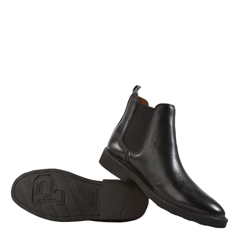 Talan Leather Chelsea Boot Black
