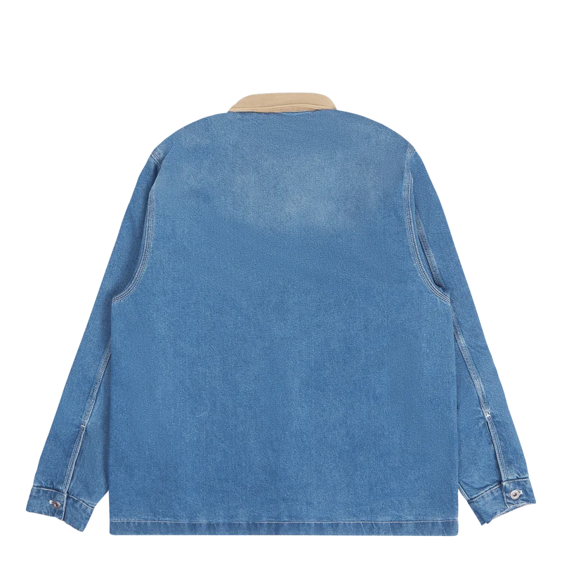 Winter Barn Coat Vintage Stonewashed Denim