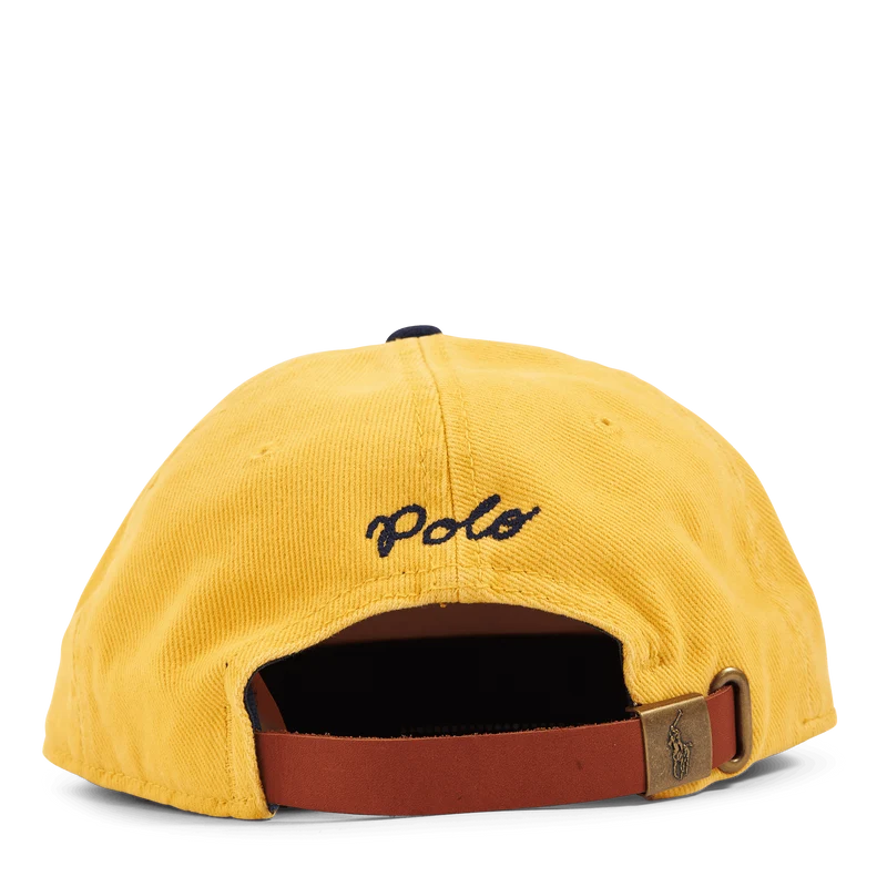 Logo Twill Ball Cap Gold Bugle/Newport Navy