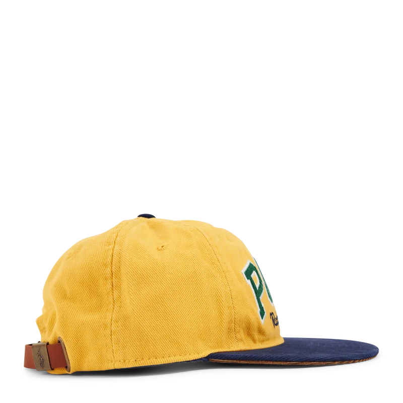 Logo Twill Ball Cap Gold Bugle/Newport Navy