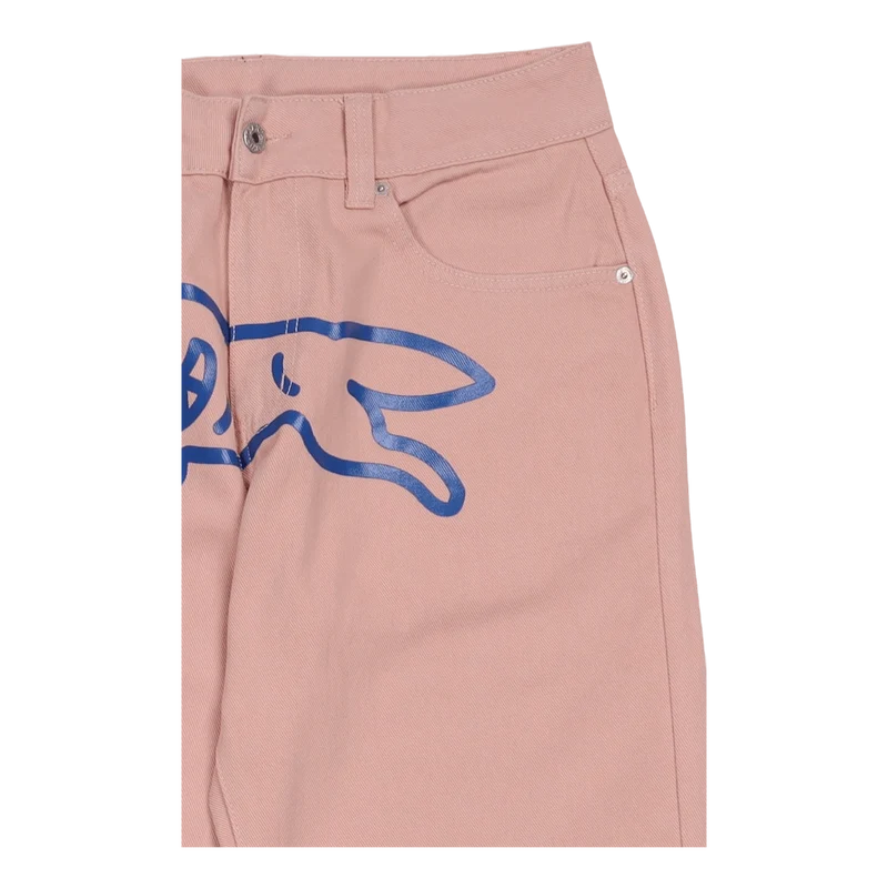 Running Dog Denim Pant Pink