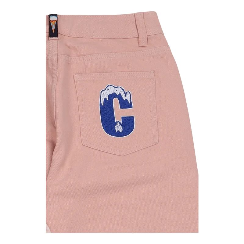 Running Dog Denim Pant Pink