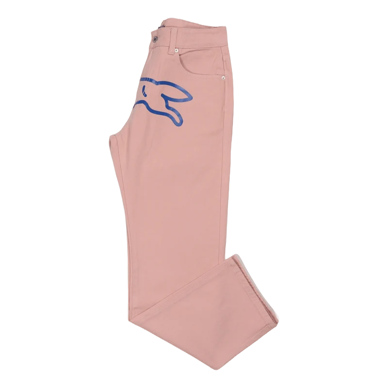 Running Dog Denim Pant Pink