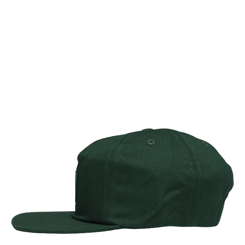 Ess. Unstructured Box Snapback Green