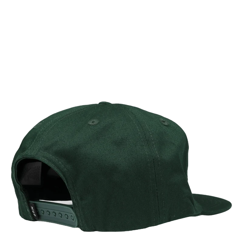 Ess. Unstructured Box Snapback Green