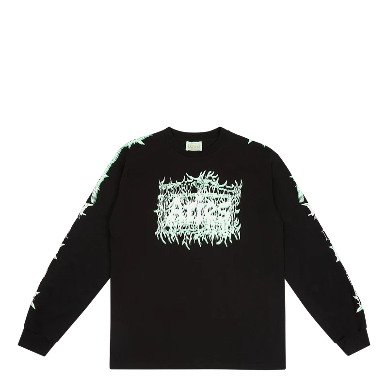 Metal Aries Ls Tee Black