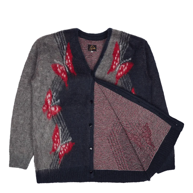 Mohair Cardigan - Papillon Navy