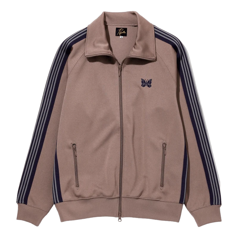 Track Jacket - Poly Smooth Taupe