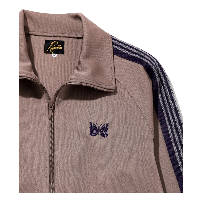 Track Jacket - Poly Smooth Taupe