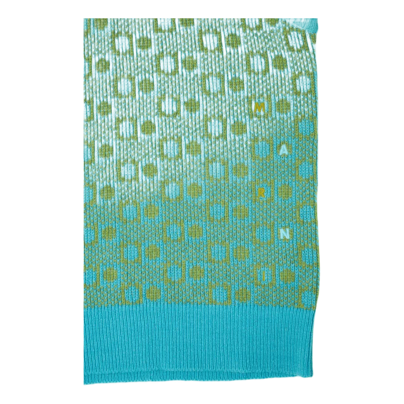 Maglia Collo V Turquoise