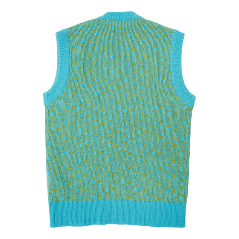 Maglia Collo V Turquoise