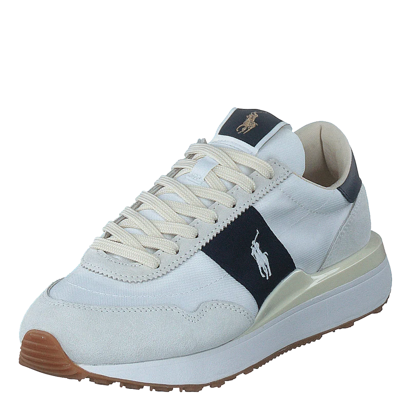 Train 89 Suede & Oxford Sneaker White/Hunter Navy