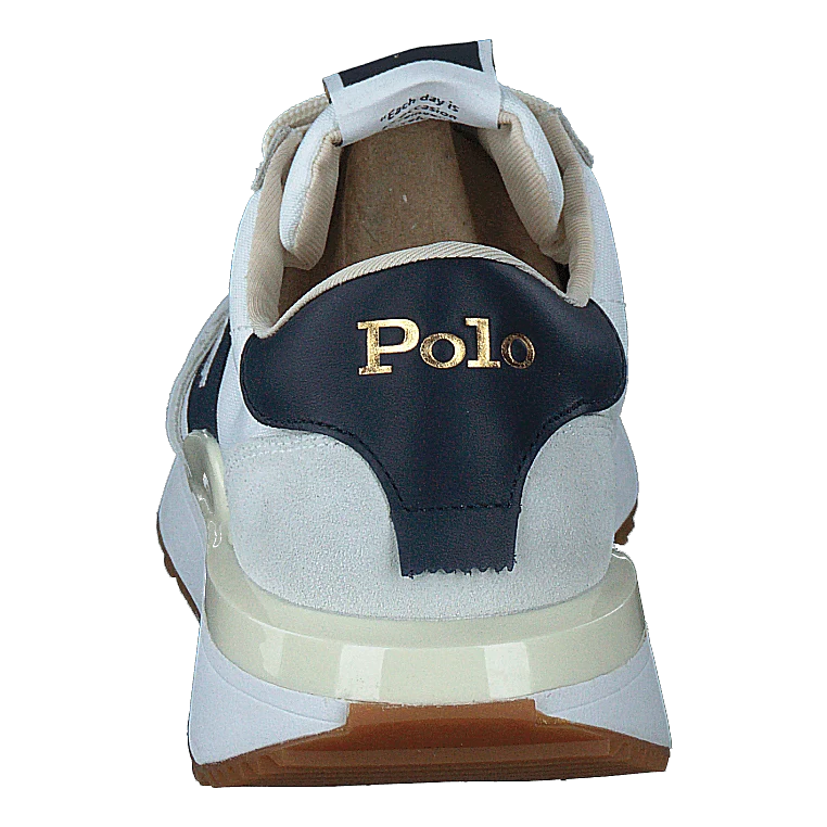 Train 89 Suede & Oxford Sneaker White/Hunter Navy