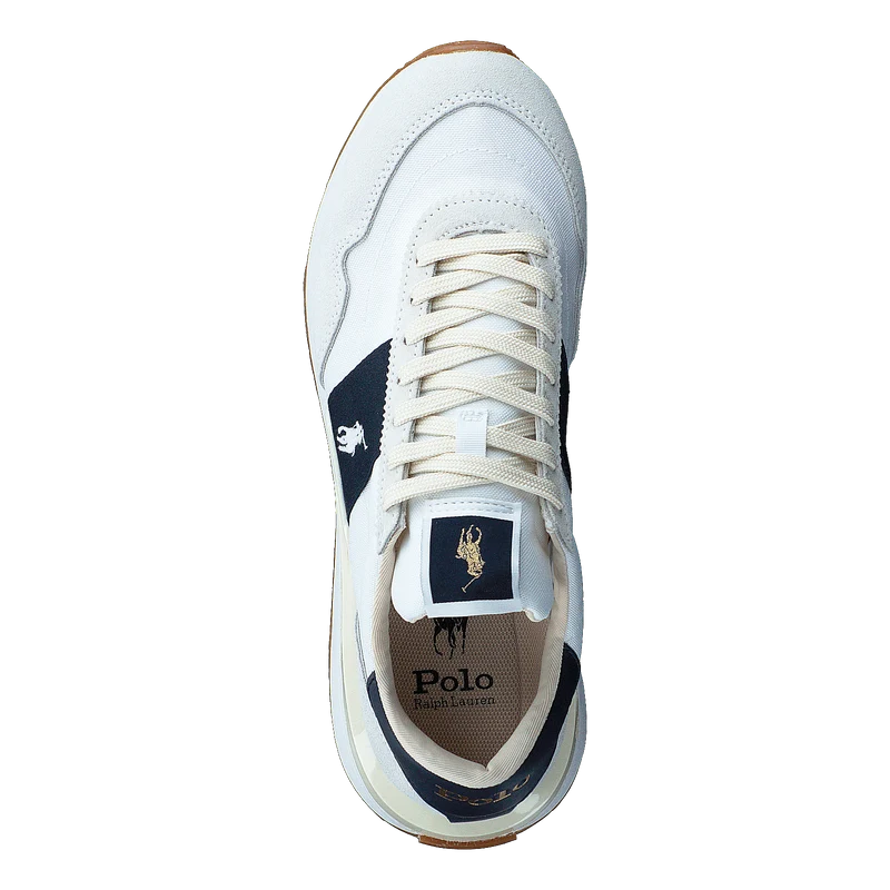 Train 89 Suede & Oxford Sneaker White/Hunter Navy