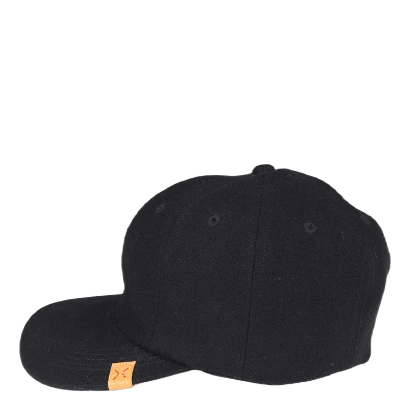 Excelsior Cap (wool/linen) Black