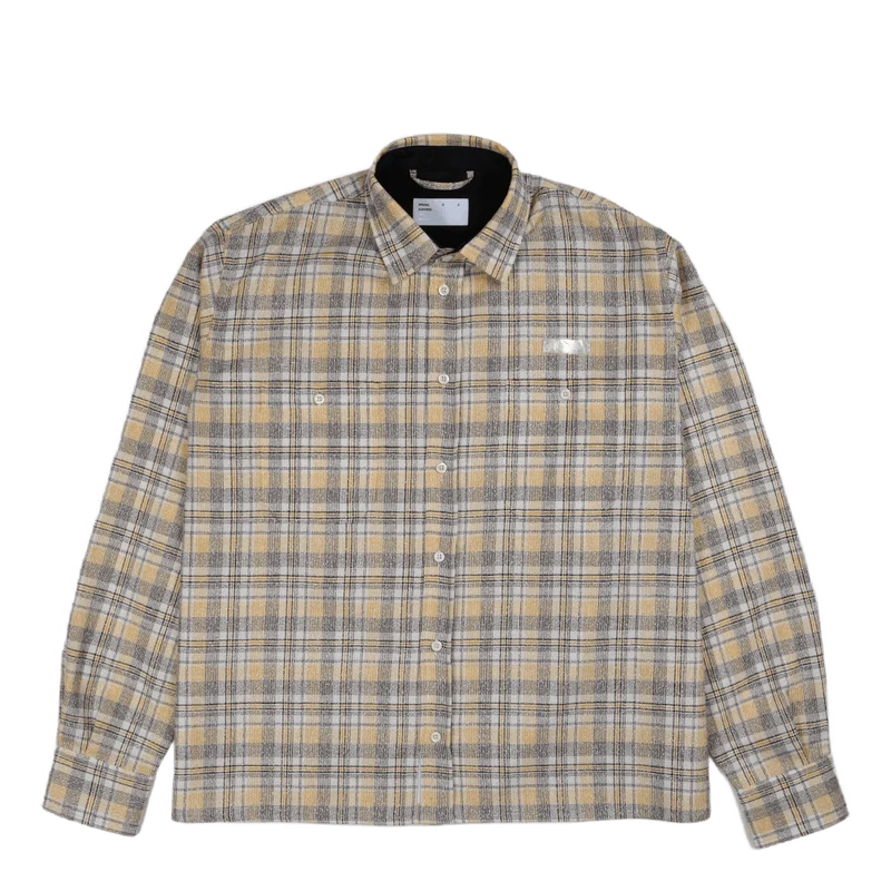 Work Shirt Yellow Bouclé Yarn