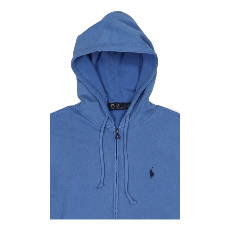 Spa Terry Full-Zip Hoodie Harbor Island Blue