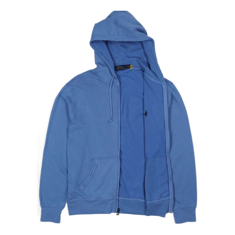 Spa Terry Full-Zip Hoodie Harbor Island Blue