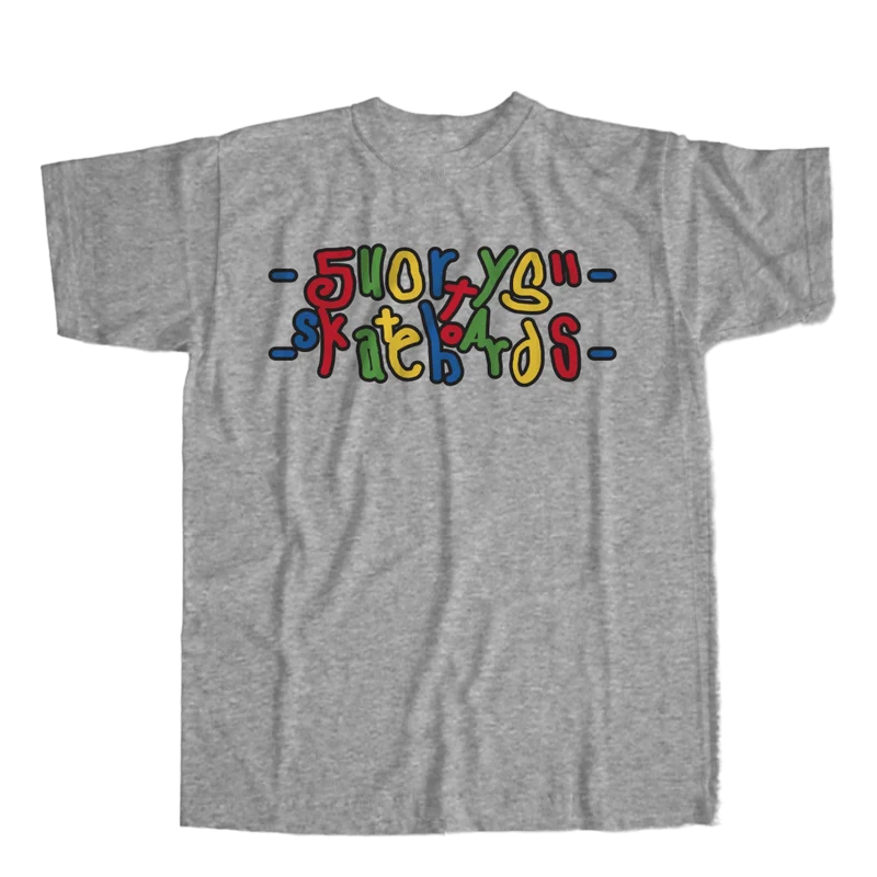 Shortys Fu Logo Tee Heather Grey