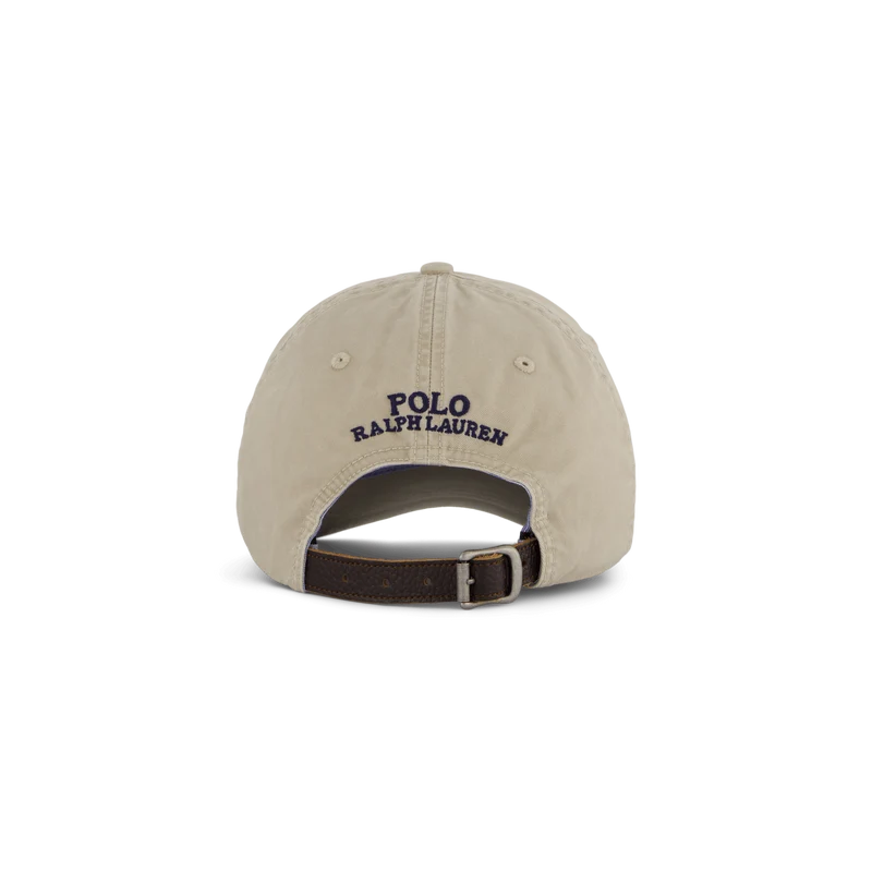 Stretch-Cotton Twill Ball Cap Khaki Tan