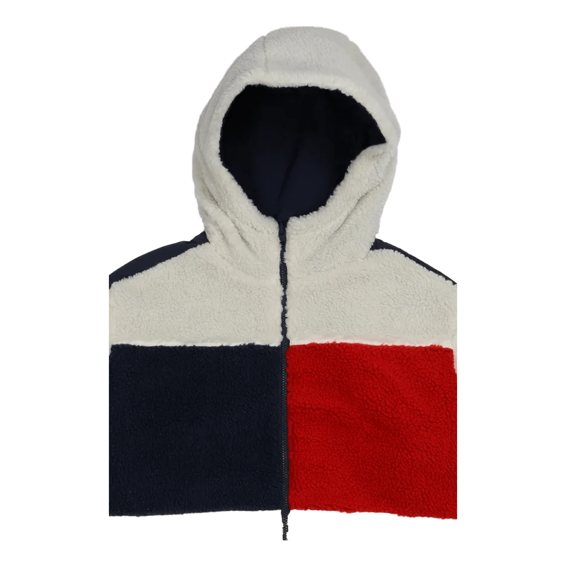 Tjm Reversible Sherpa Jacket Ancient White / Multi