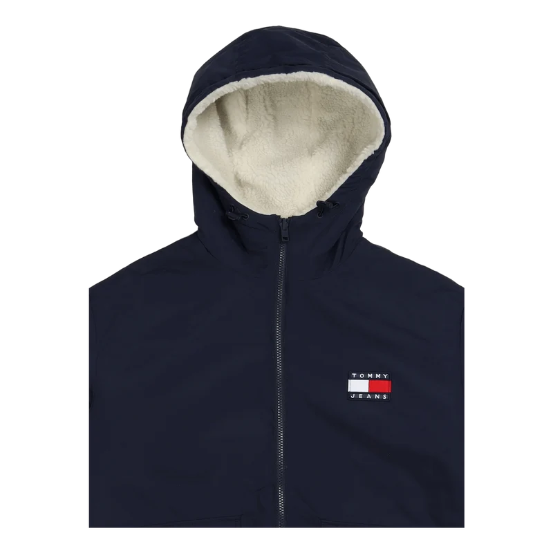 Tjm Reversible Sherpa Jacket Ancient White / Multi