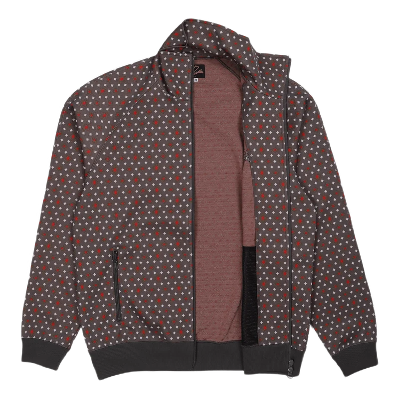 Track Jacket Poly Jaquard Diamond