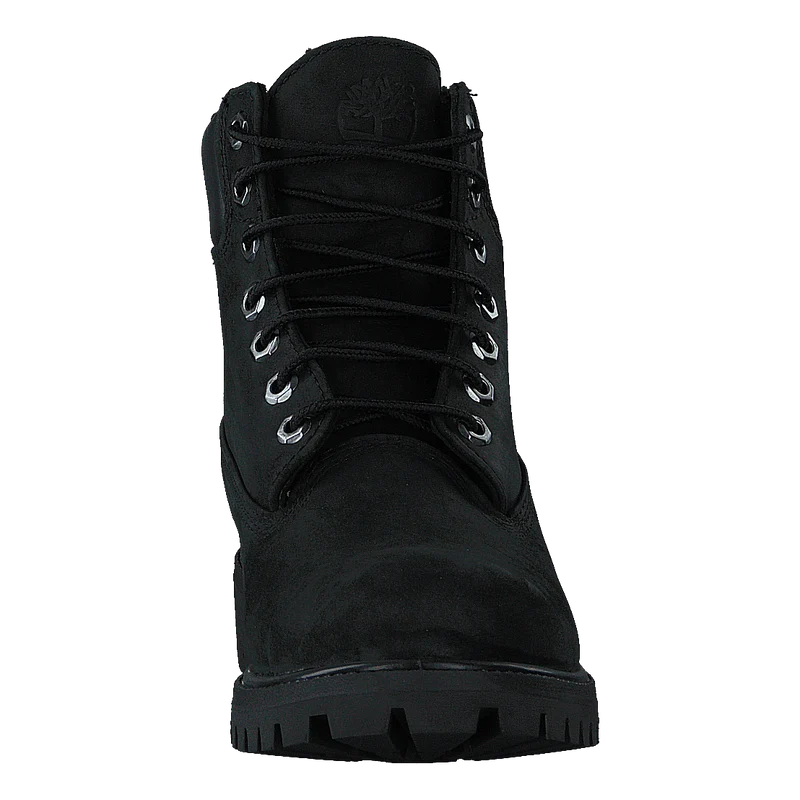 6" Prem Fur Lined Blk Black
