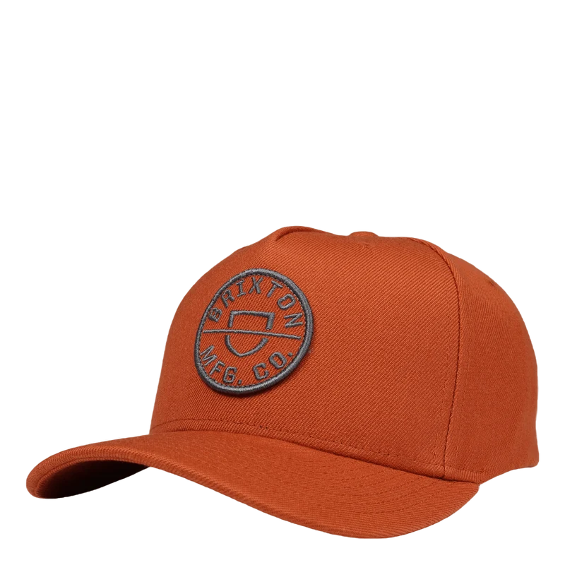 Crest C Mp Snapback Burnt Orange/grey