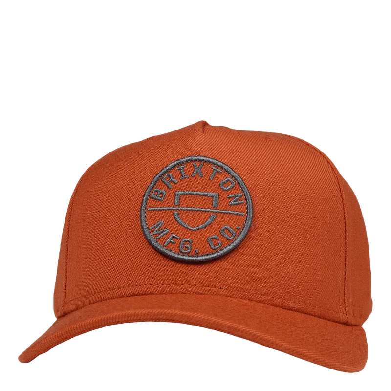 Crest C Mp Snapback Burnt Orange/grey