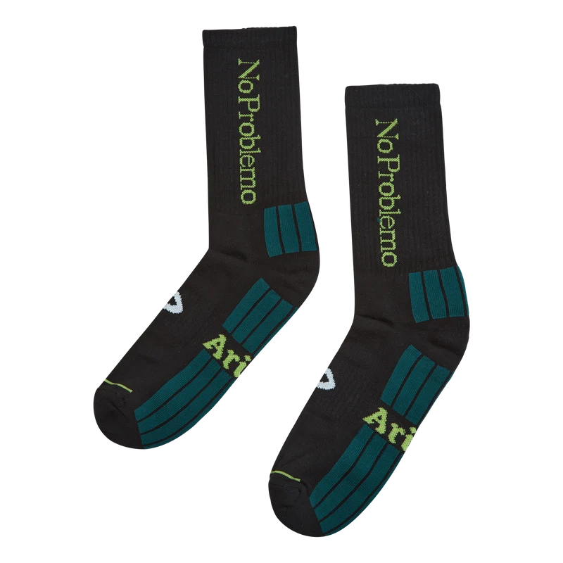 3 Pack No Problemo Socks Multi
