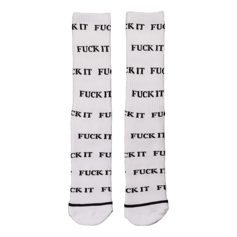 Fuck It Sock White