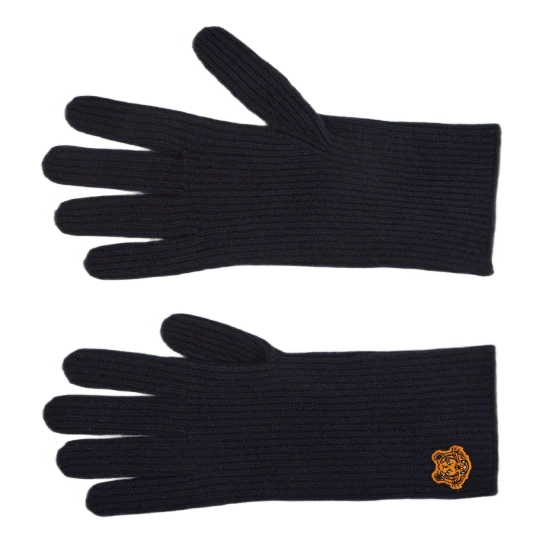 77 - Tiger Crest Knit - Midnig Midnight Blue