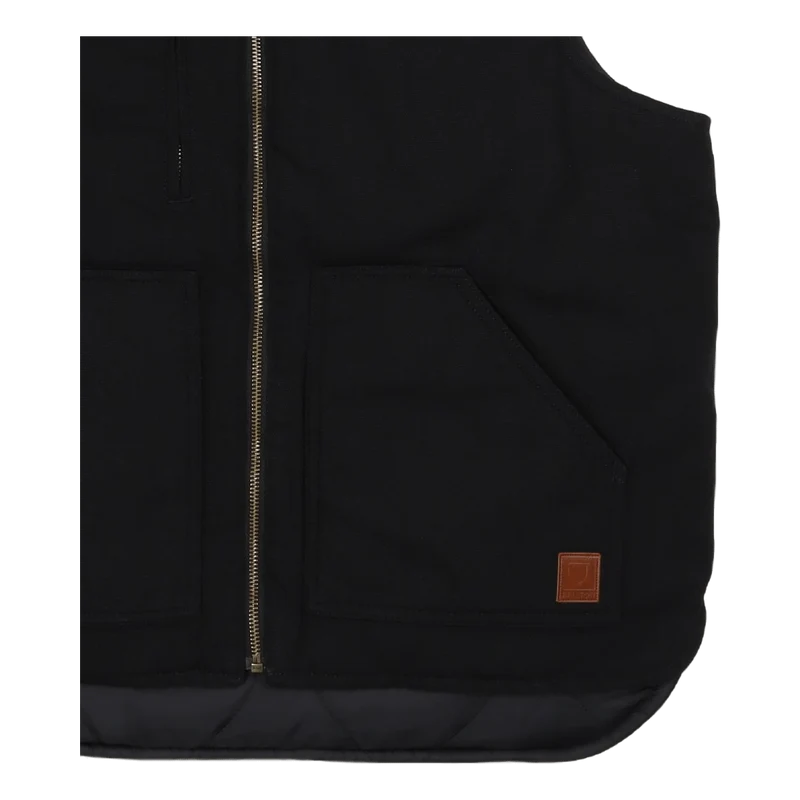 Abraham Rev Vest Black/black
