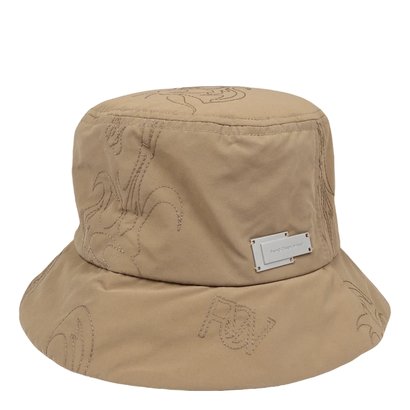 Quilted Bucket Hat Kahki