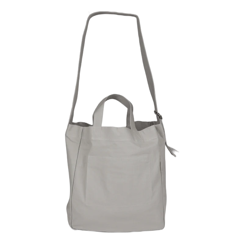 Canvas Shopper Tote Soft Grey