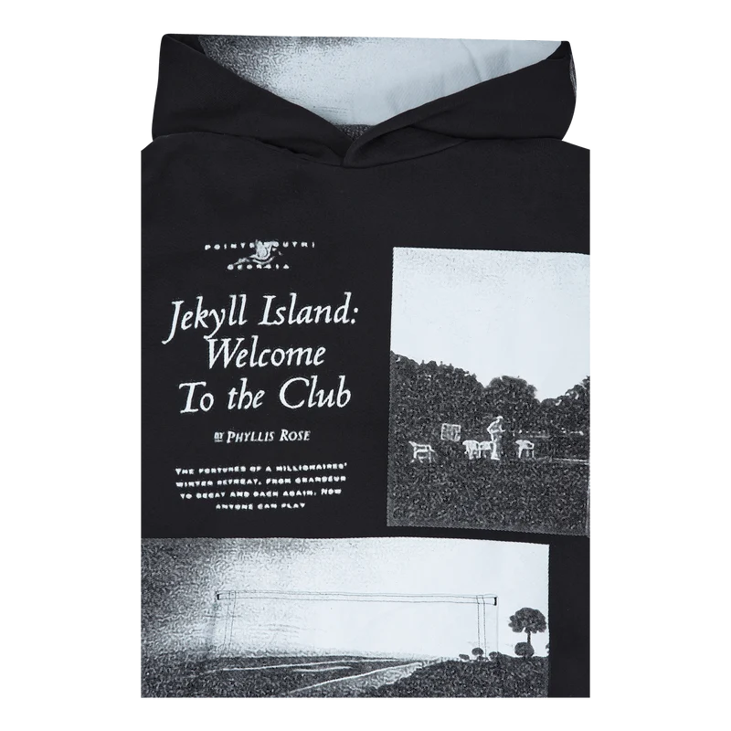 Hoodie Jekyll Island Regular F Black