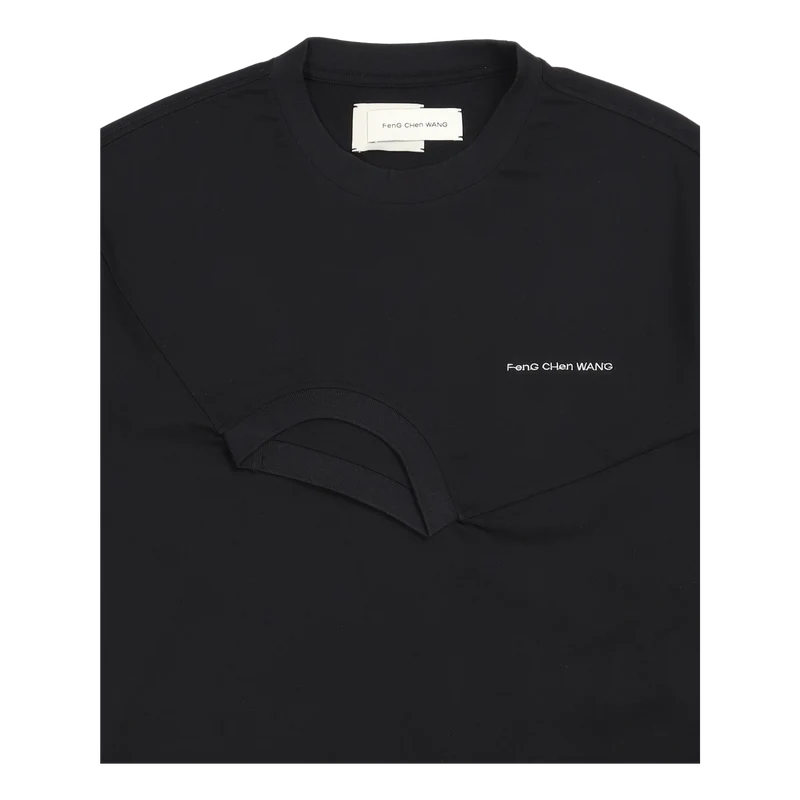 Long Sleeved Double Crew Black