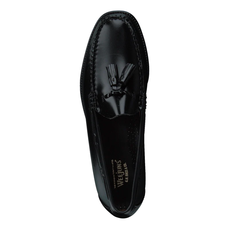 Gh Weejun Ii Larkin Moc Tassel Black Lthr