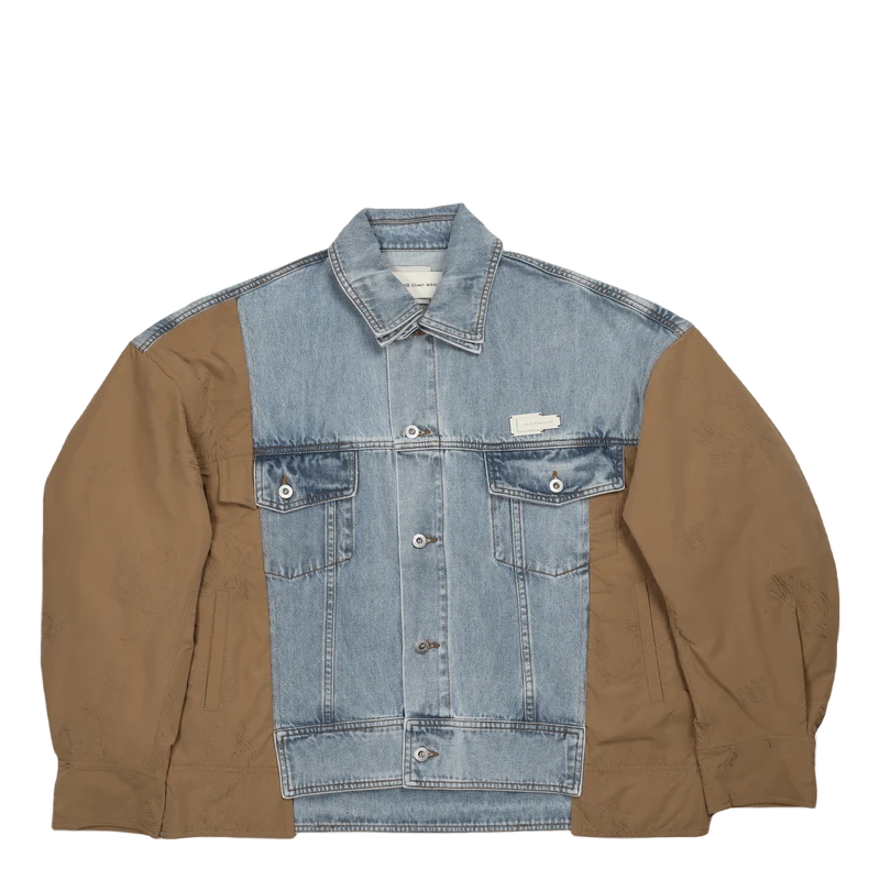 Deconstructed Vintage Wash Den Denim Blue